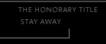 the honorary title staw away video
